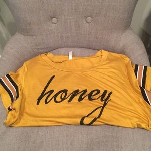 Honey Shirt mustard yellow